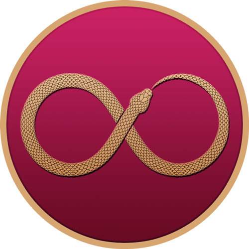 symbols-illuminati-buttons-snake-ouroboros-infinity-color